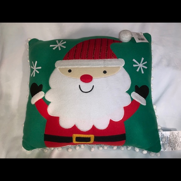 Santa & Snowman Throw Pillow Set - Picture 5 of 7